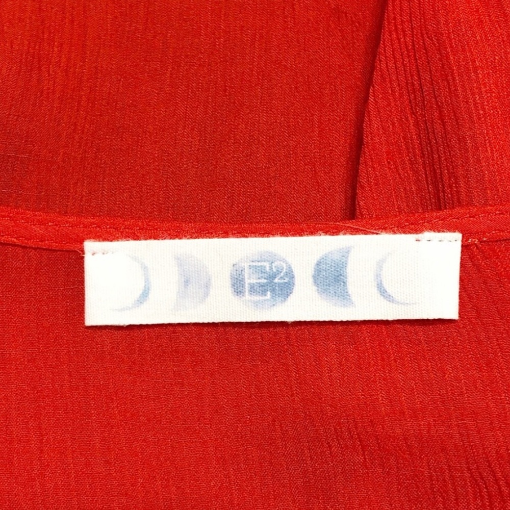 Women’s Kimono Embroidered color Orange and Gold embroidered size Small/… - Picture 8 of 8